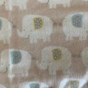 Baby Blanket, Throw or Pet Blanket: Elephants Blue